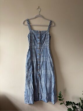 Mng Blue Gingham Sundress